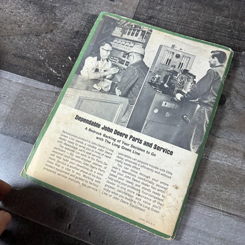 Operator's Manual, John Deere 55, 95 and 105 Combines, OM-H665416, Paperback